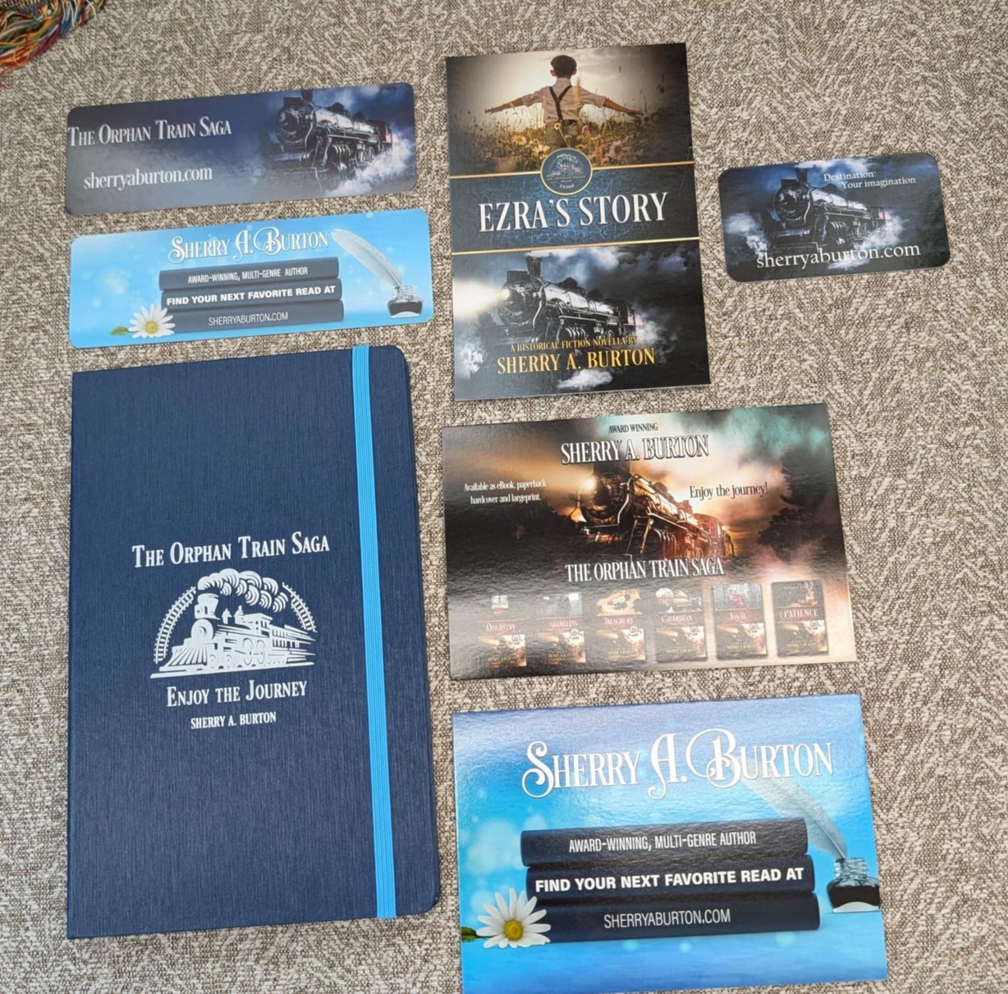 THE ORPHAN TRAIN 3-BOOK BUNDLE WITH BONUS SWAG