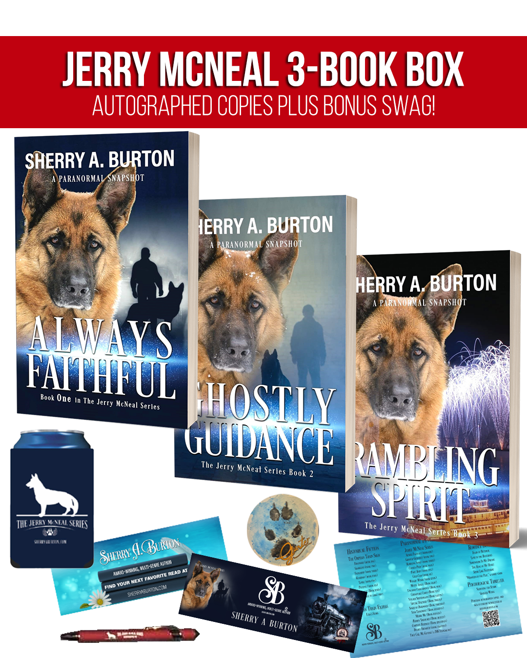THE JERRY MCNEAL SERIES 3-BOOK BOX WITH SERIES SWAG
