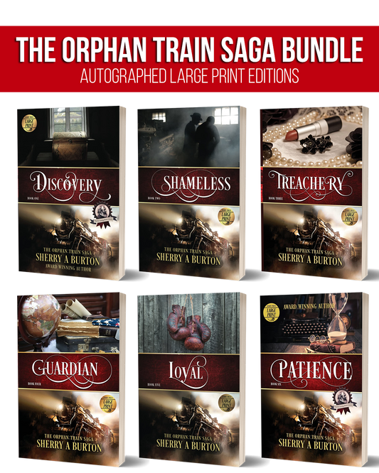 THE ORPHAN TRAIN SAGA LARGE PRINT BUNDLE (Autographed)
