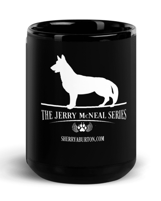 BLACK GLOSSY MUG AVAILABLE IN TWO SIZEDS