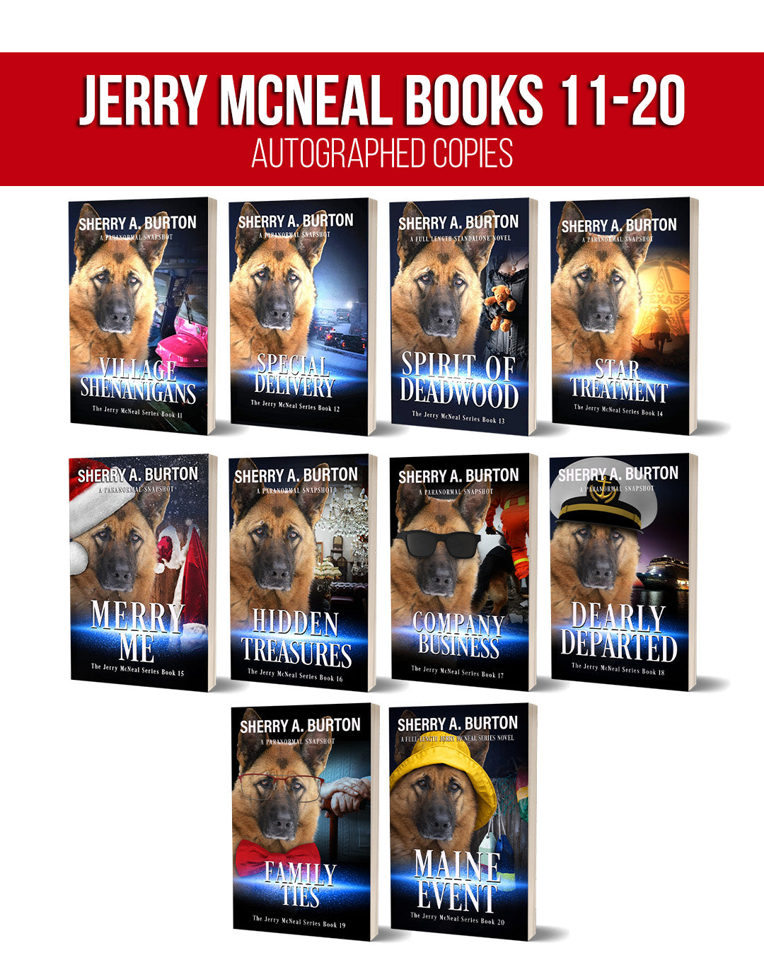 THE JERRY MCNEAL SERIES BOOKS 11-20 SET (Autographed)