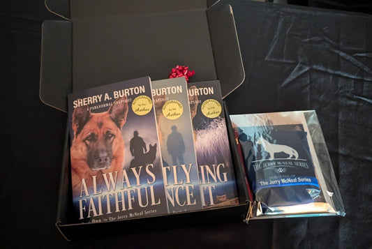 Jerry McNeal Series 3 Book Box with series swag